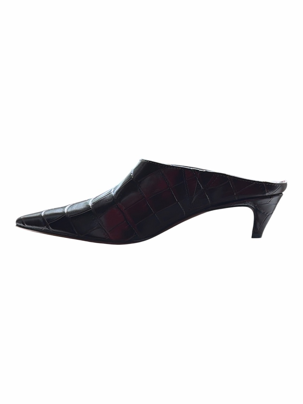 Madewell The Emilie Heeled Mule in Chocolate Raisin. Size 6 - execellent cond - Picture 9 of 9